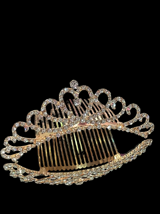 Peineta princesa dorada
