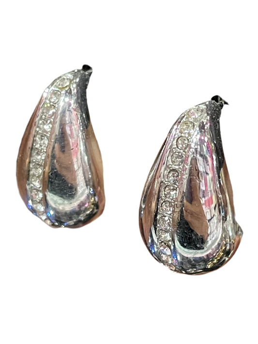 Aretes de gota con decoración - Bling Bling