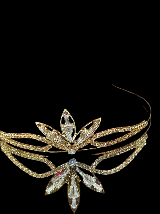 Tiara princesa dorada