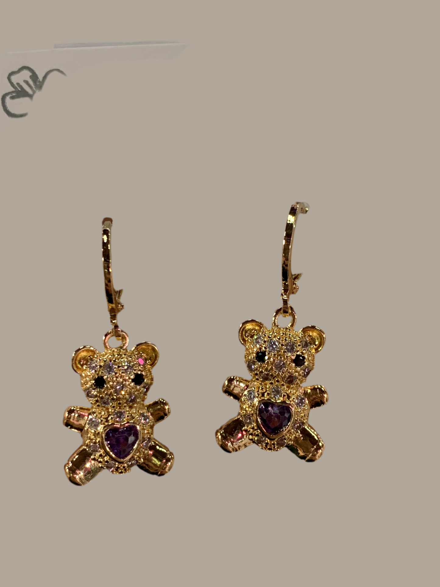 Aretes de osito - Bling Bling