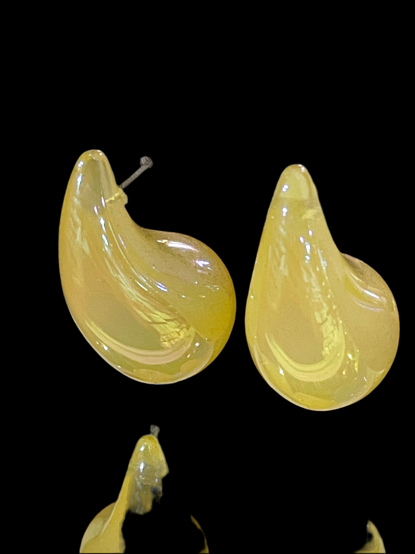 Aretes de gota translucidos - Bling Bling