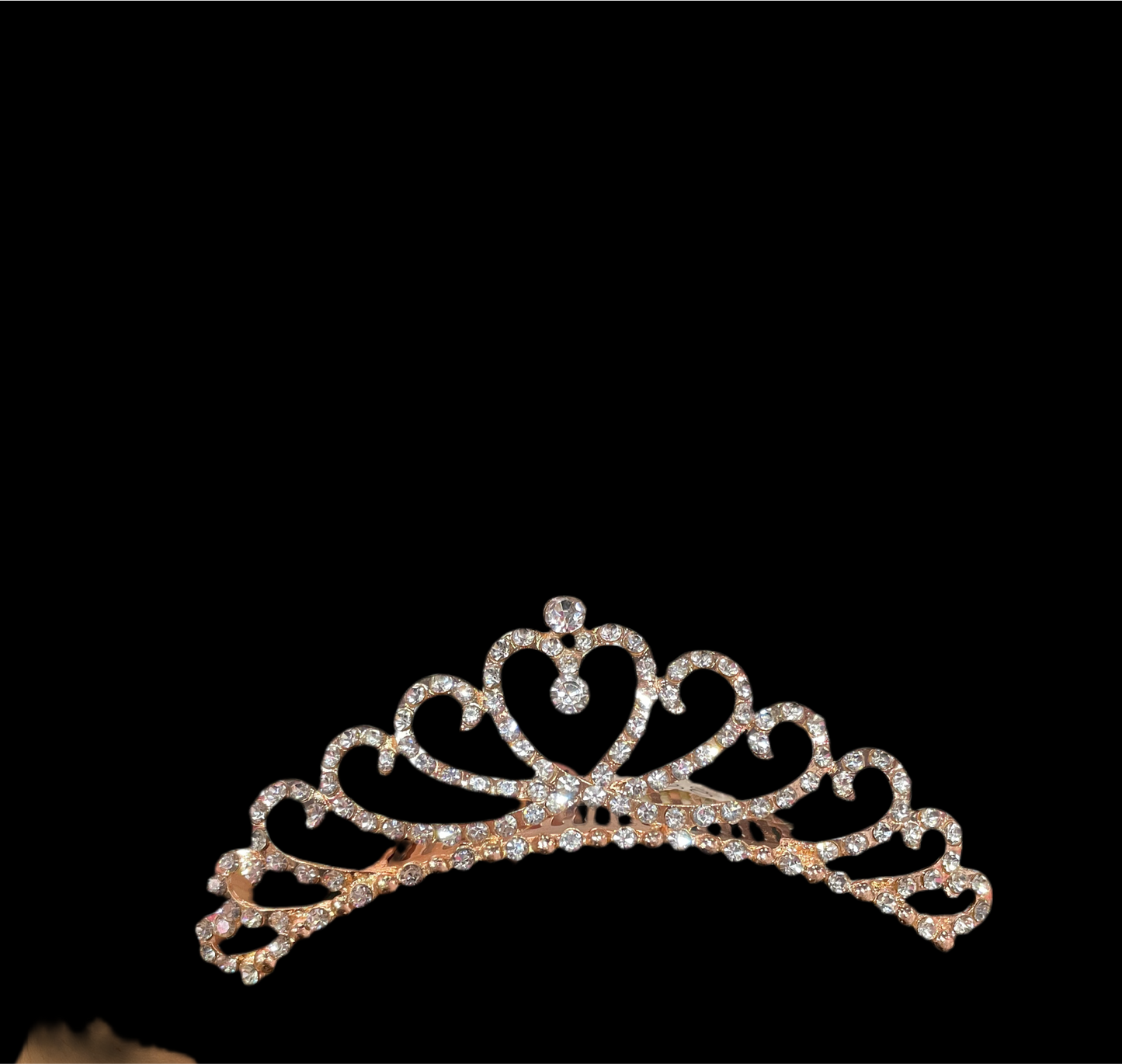 Peineta princesa dorada A432