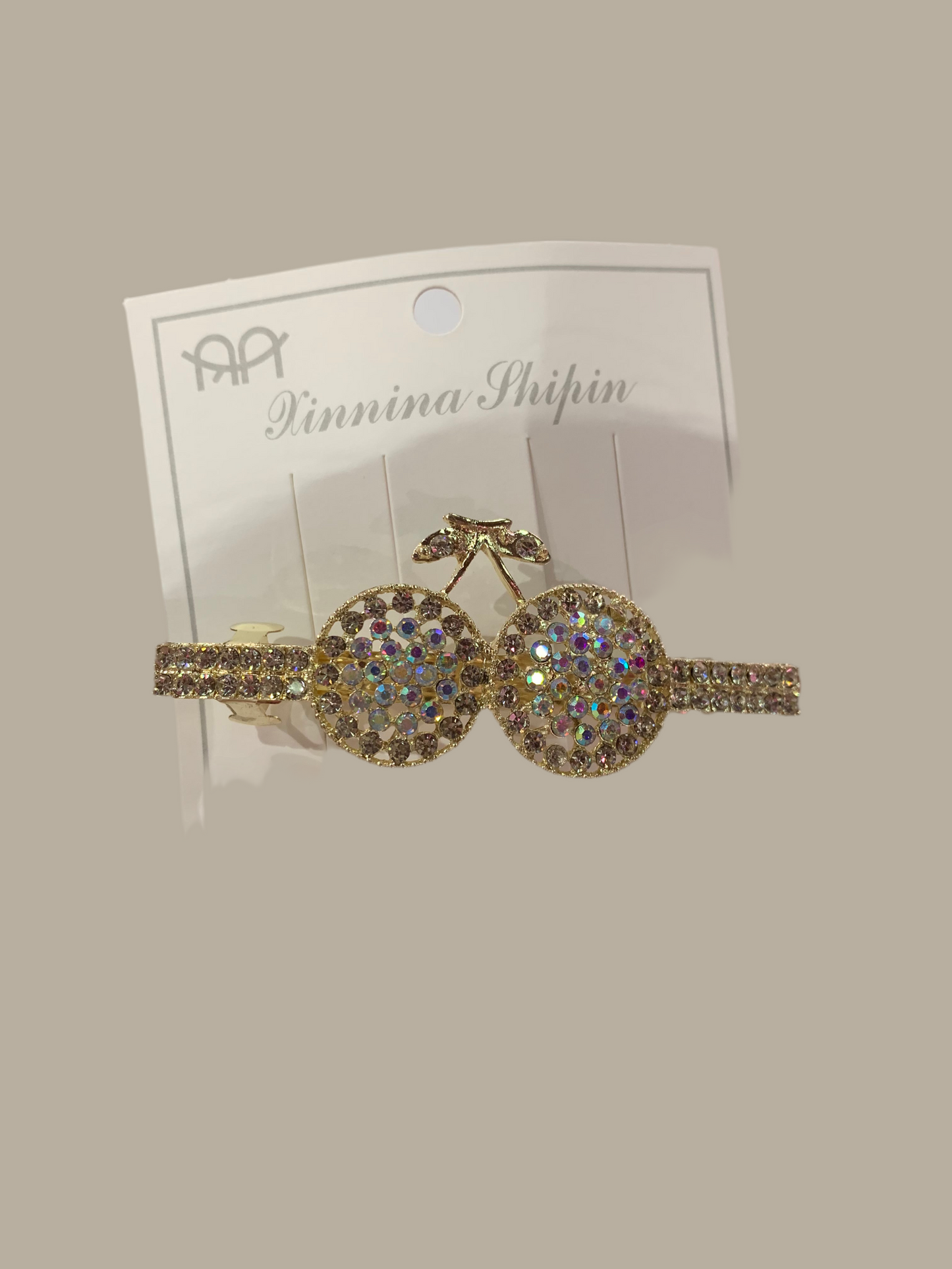 Broche decorado - bling bling
