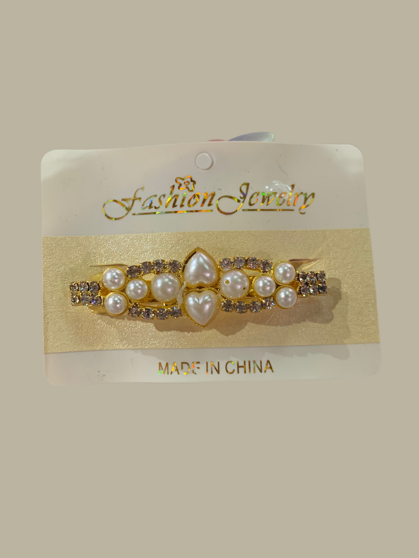 Broche decorado - bling bling
