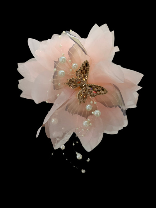 Pinzas de flor  - cristal