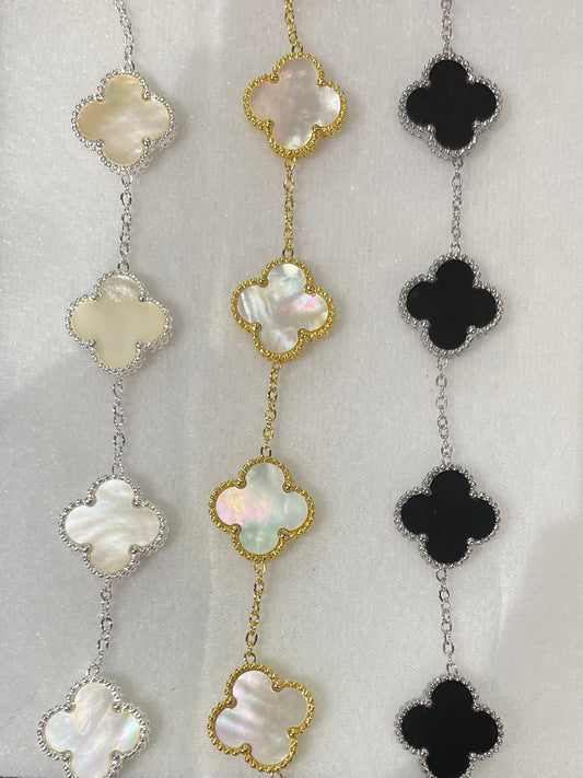 Pulsera tipo Van Cleef en Acero Inoxidable - Bling Bling