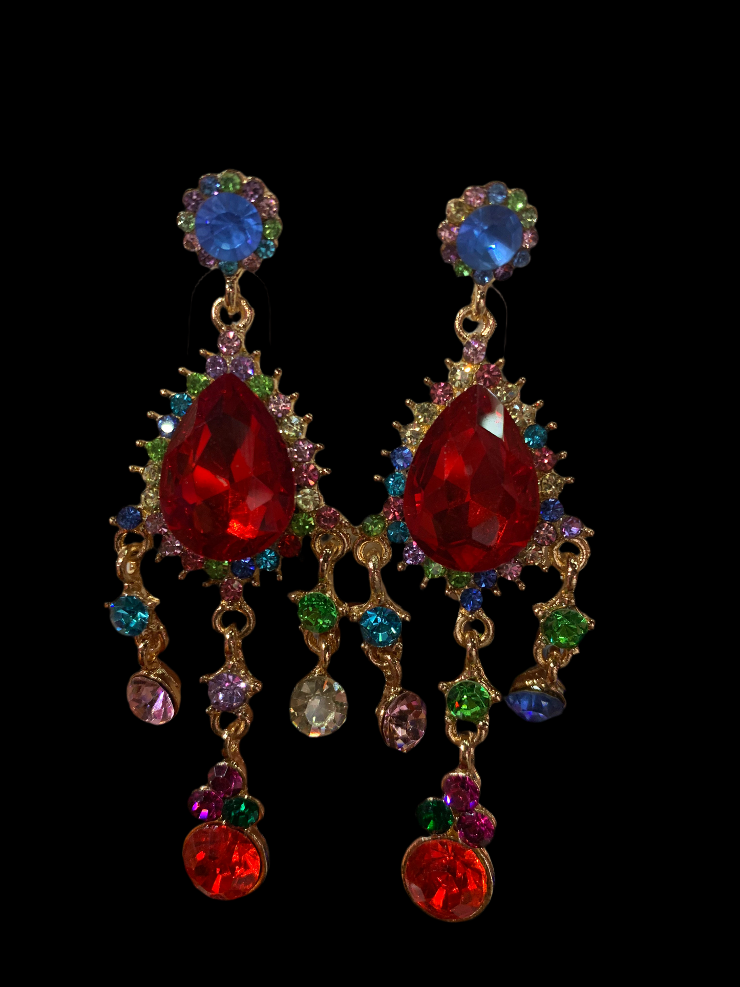 Aretes de fiesta colores - Bling Bling