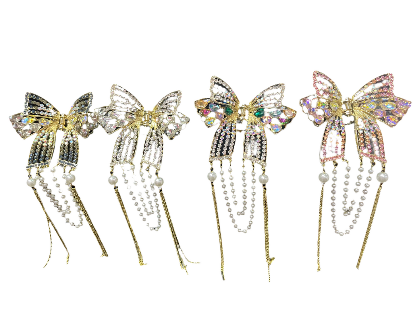 Pinza con Moño Grande - Bling Bling