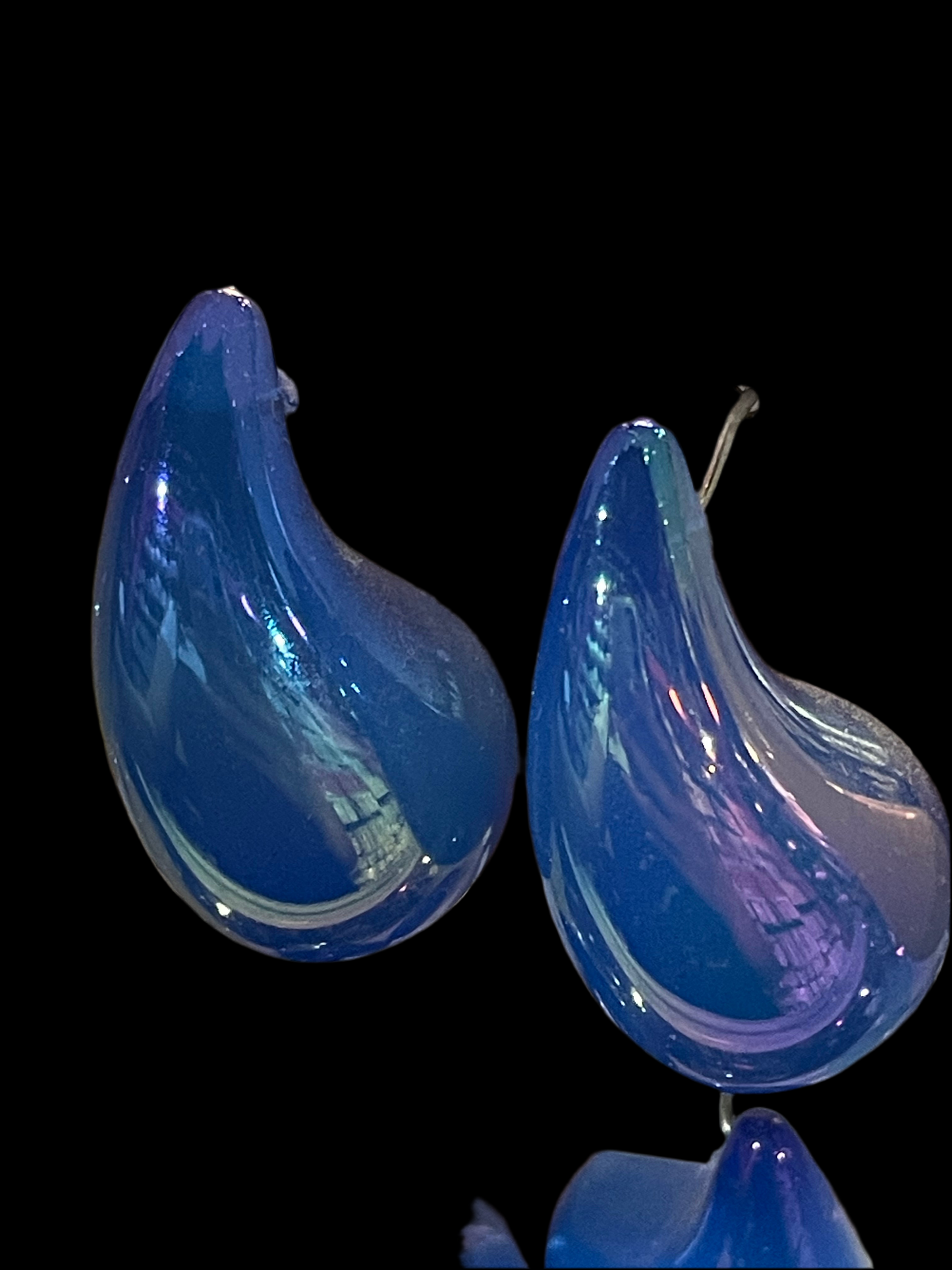 Aretes de gota translucidos - Bling Bling