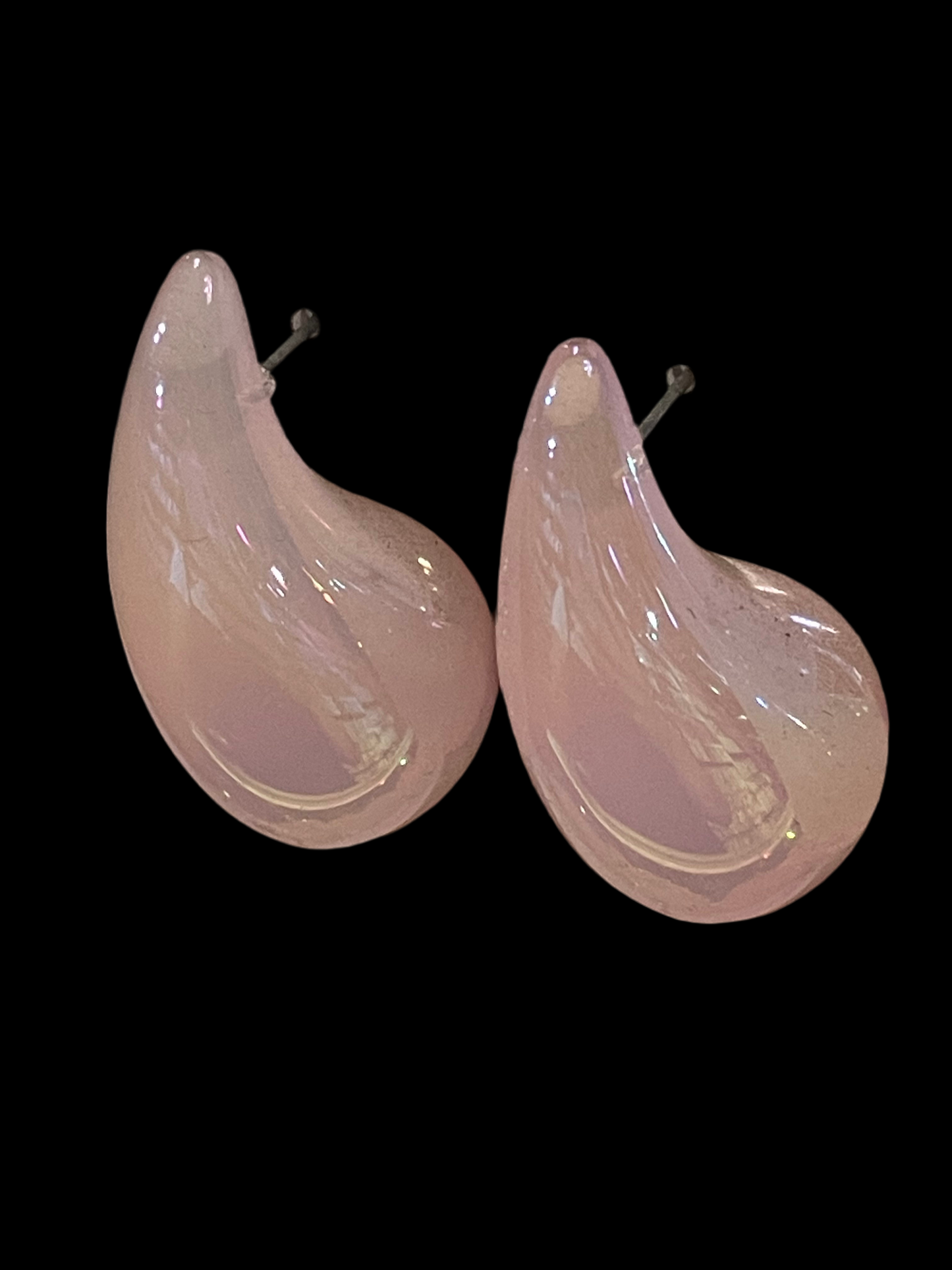 Aretes de gota translucidos - Bling Bling