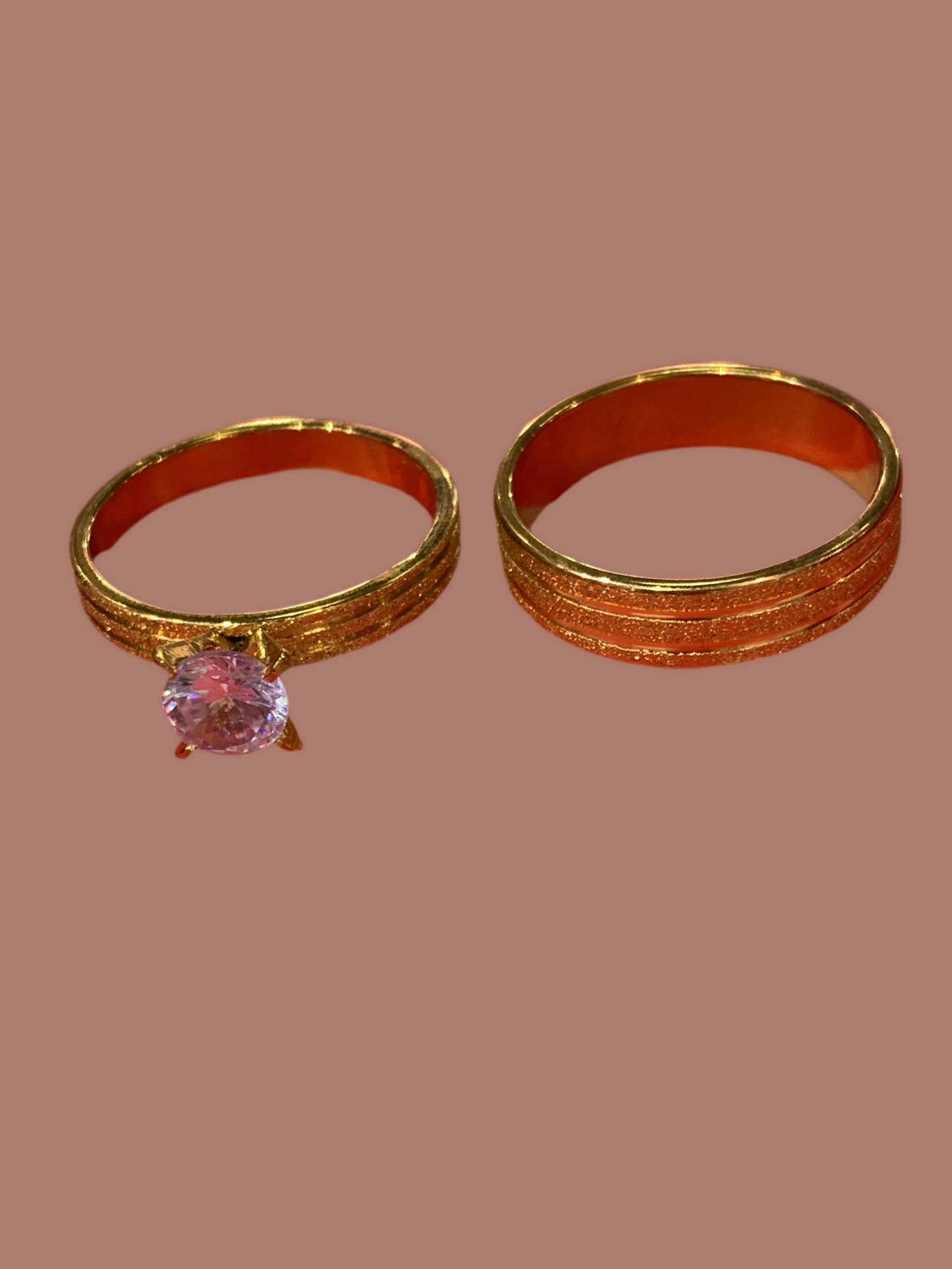 Anillo doble - bling bling