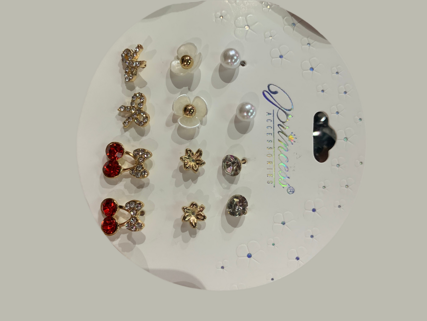 Aretes paq. 6 pares - Bling Bling