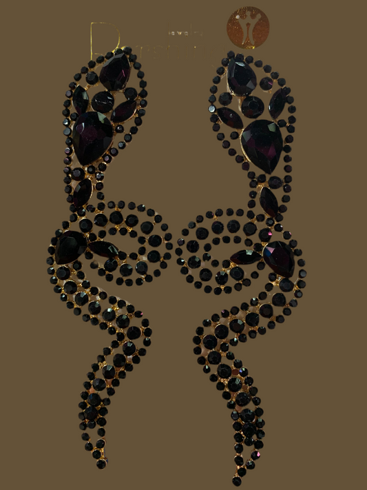 Aretes de serpiente ( grandes ) - Bling Bling