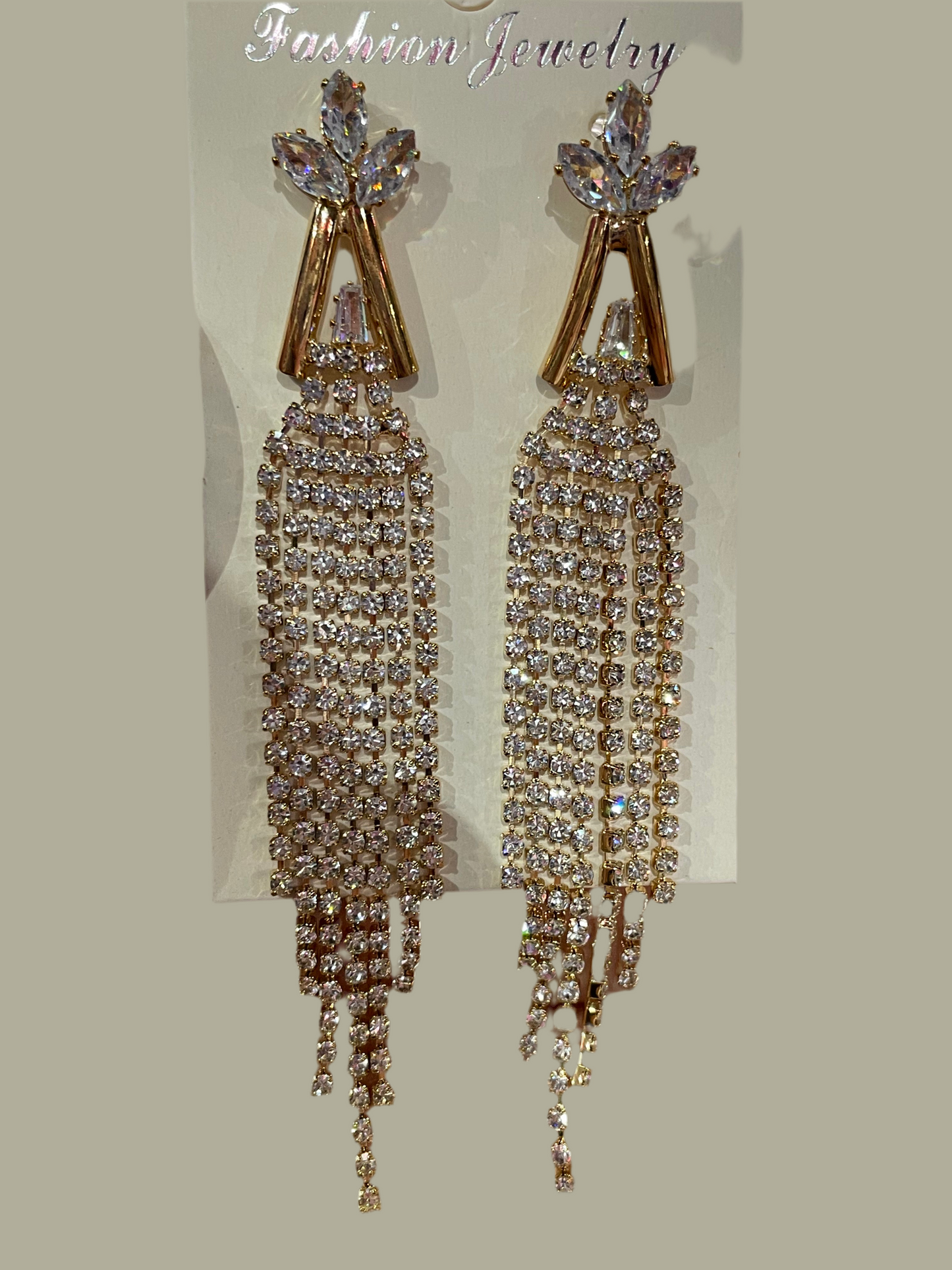 Aretes de fiesta largos. - Bling Bling
