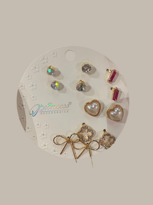 Aretes paq. 6 pares