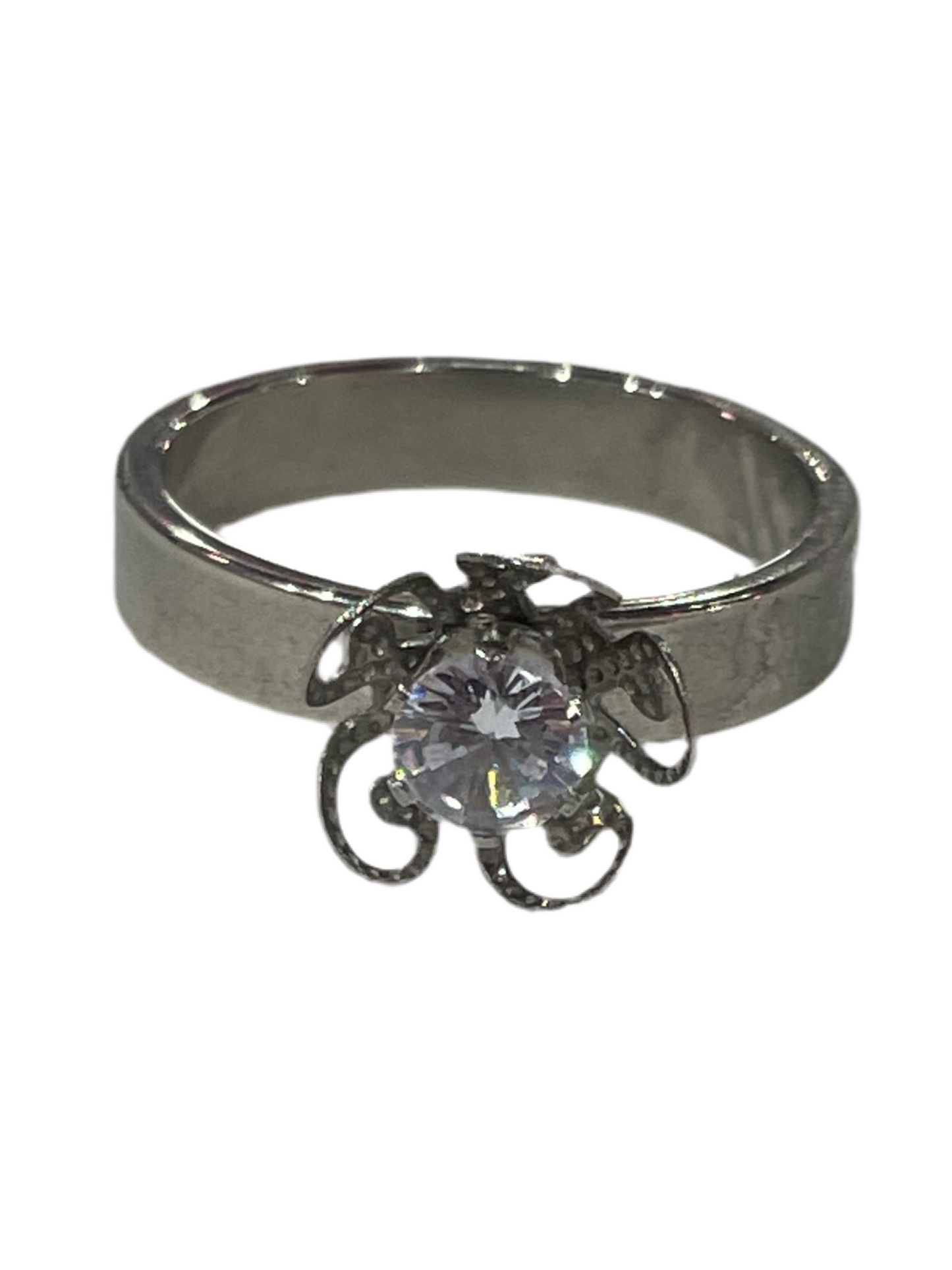 Anillo con Flor brillante - Bling Bling