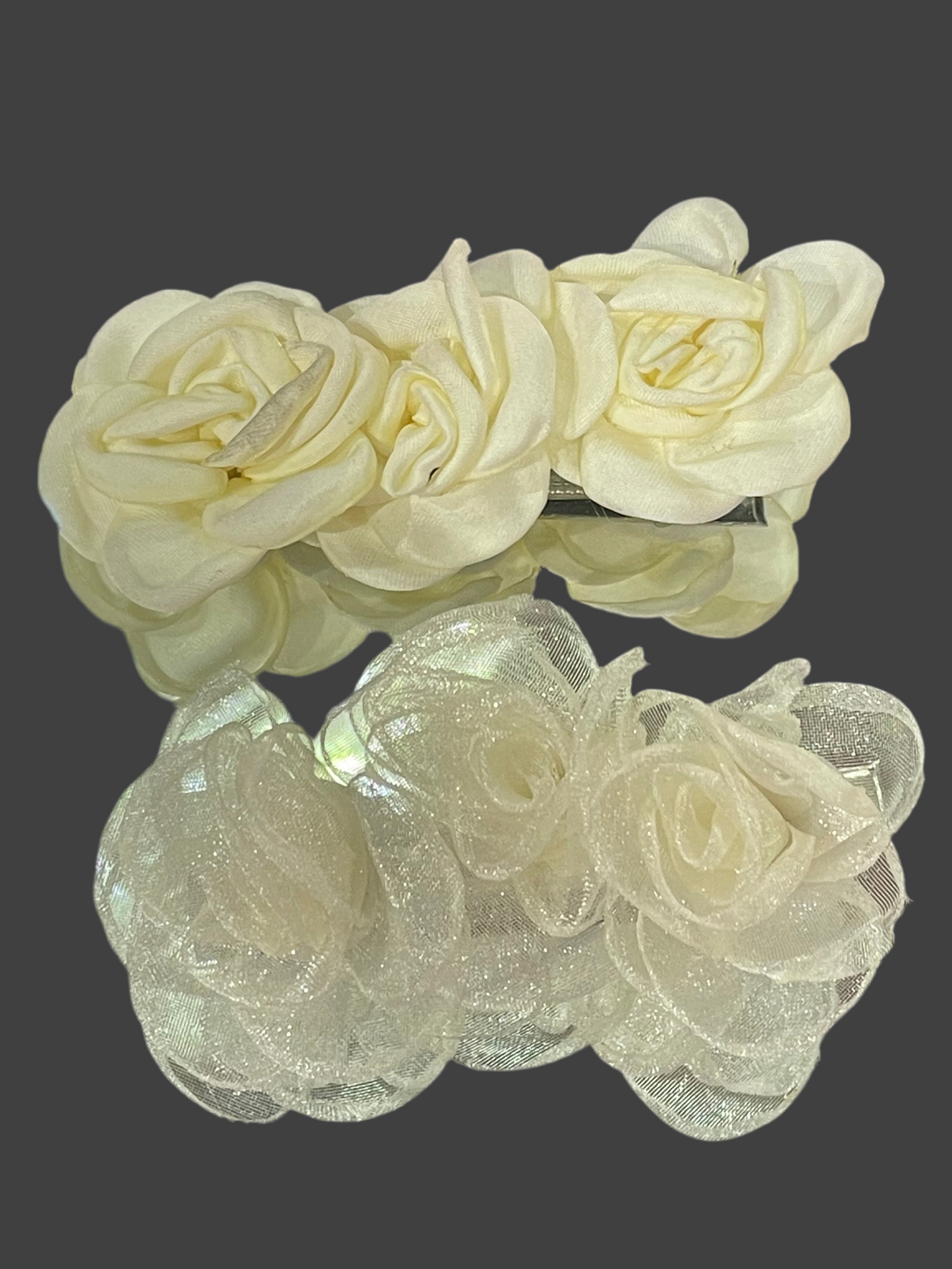 Pasador Con adorno de Flores - Bling Bling