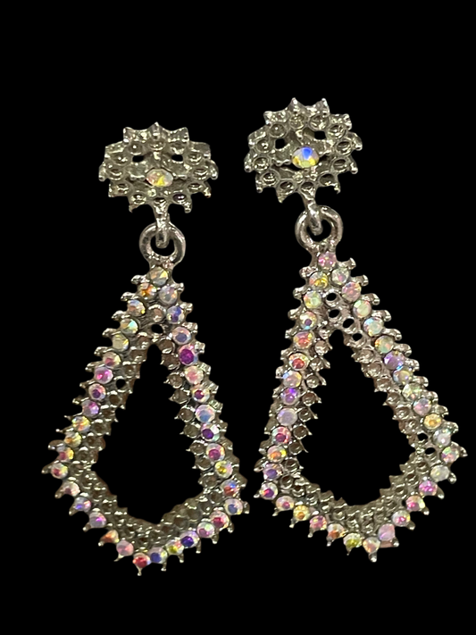 Aretes largos para fiesta -Bling Bling