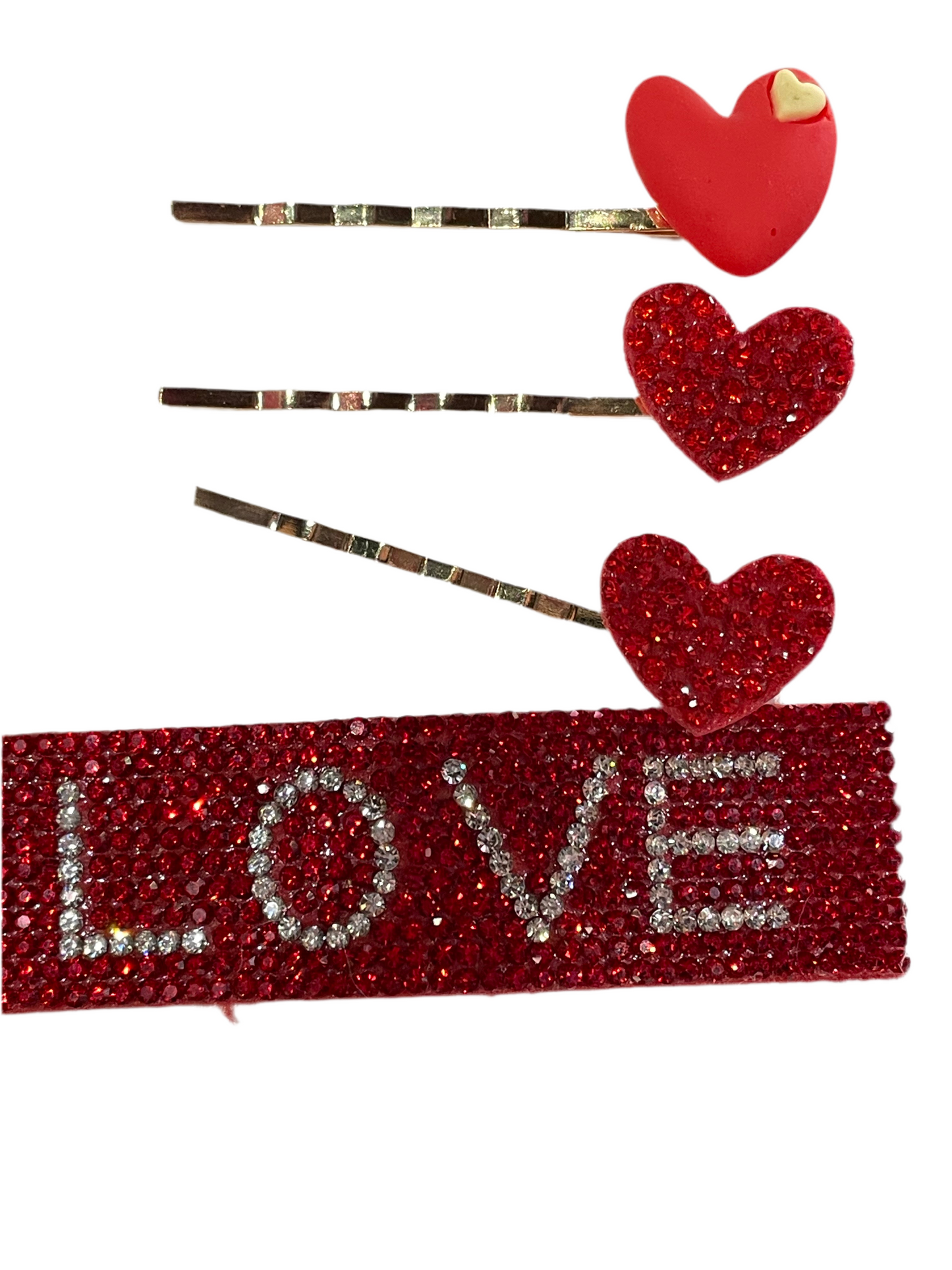 Pasadores set rojo - Bling Bling