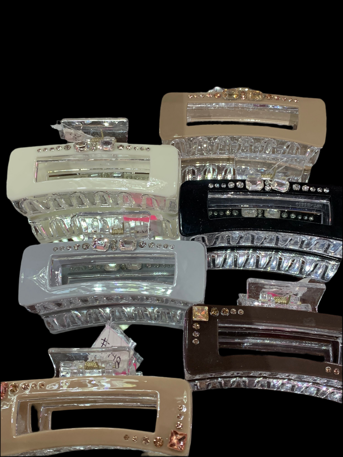 Pinza en colores neutros - Bling Bling