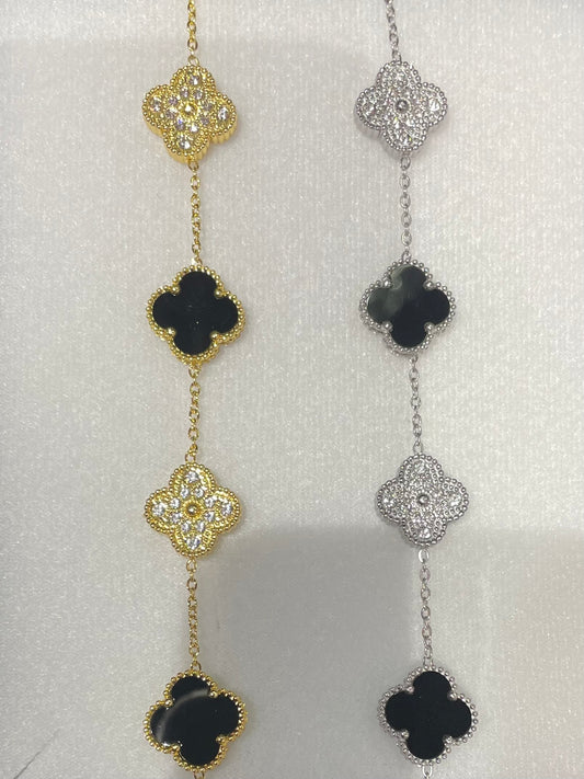 Pulsera tipo Van Cleef en Acero Inoxidable - Bling Bling