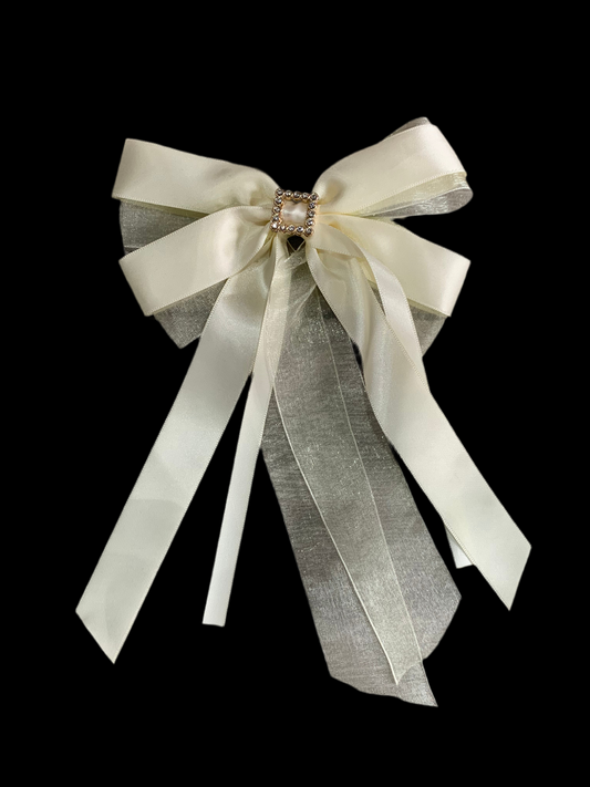 Moño listones - bling bling