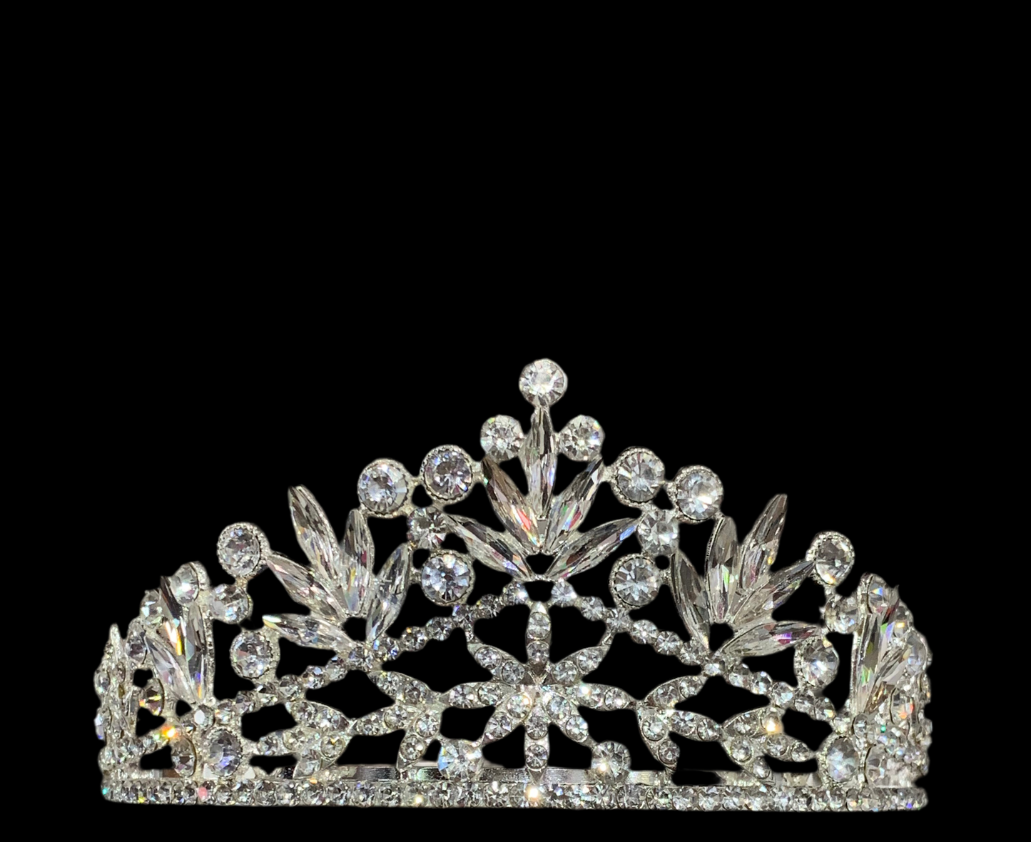 Corona princesa plateada -