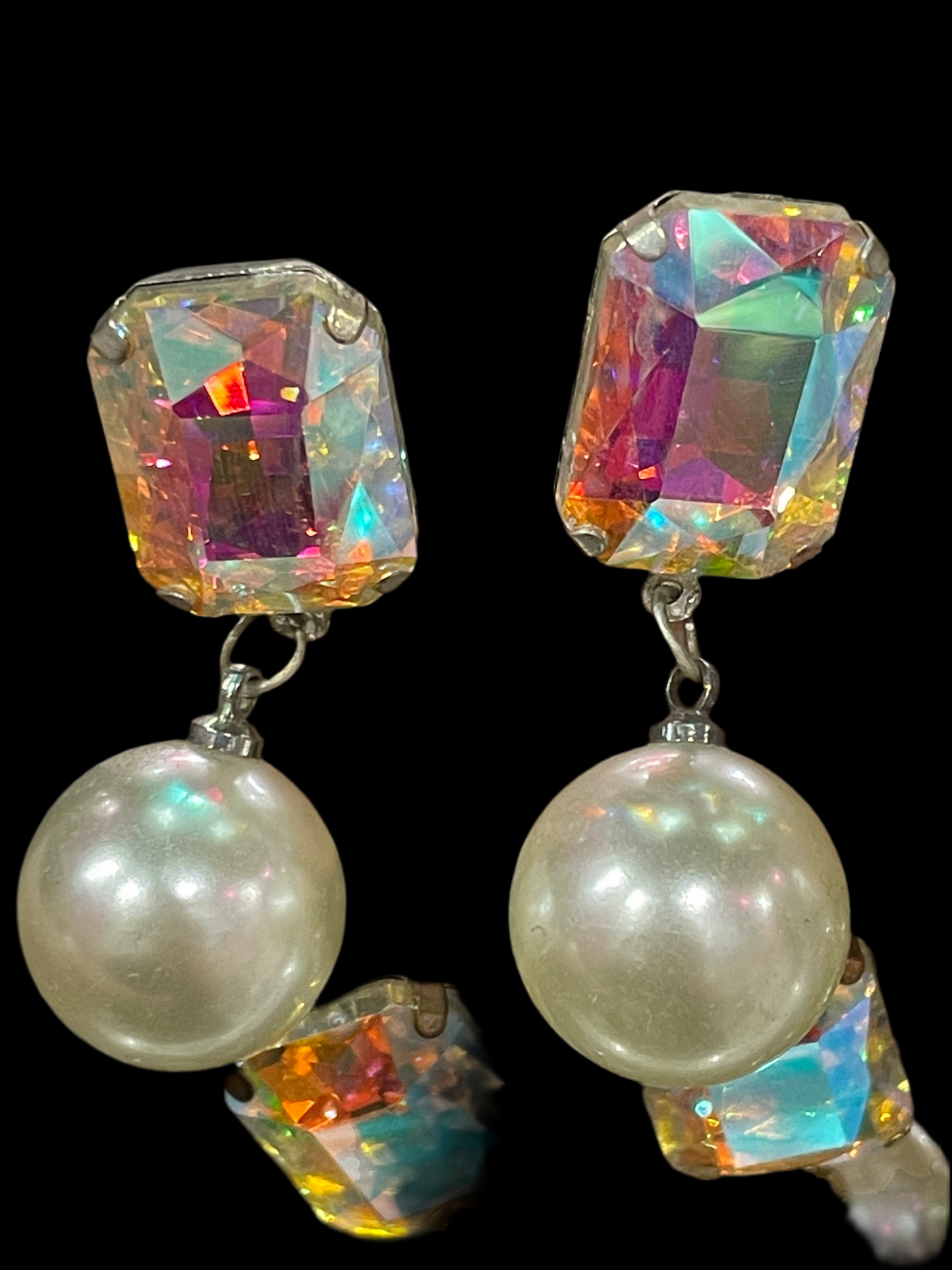Aretes de perla largos - Bling Bling