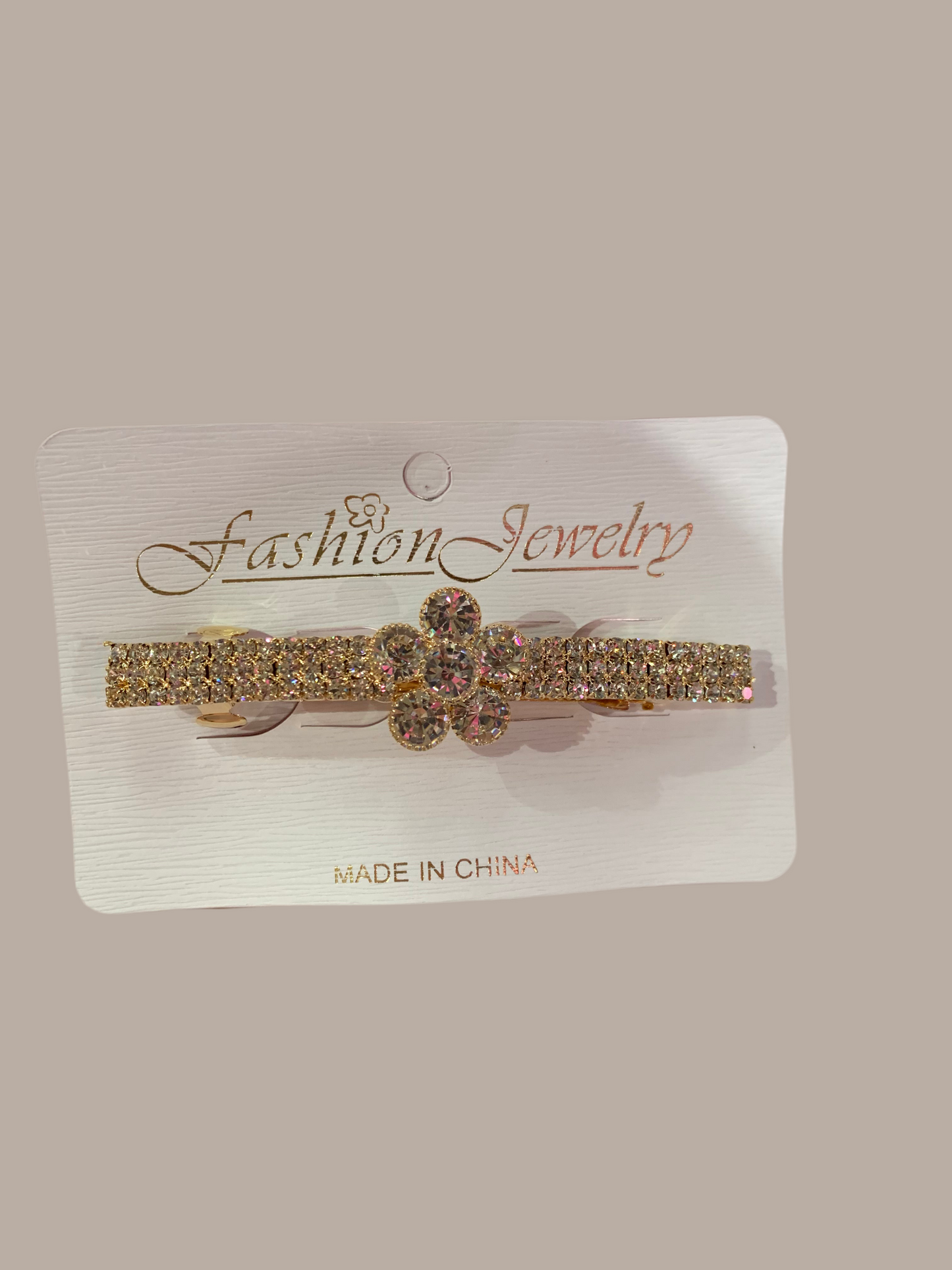 Broche decorado - bling bling