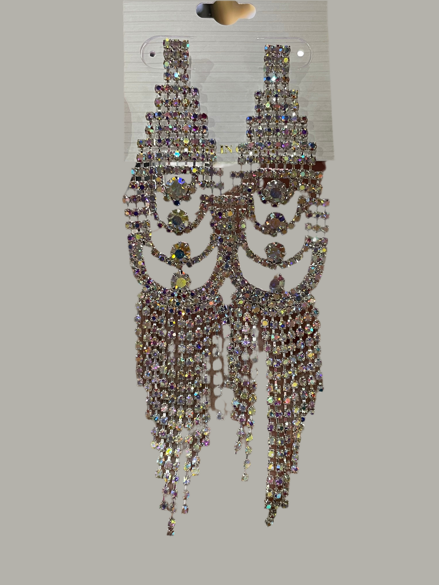 Aretes largos de fiesta - Bling Bling