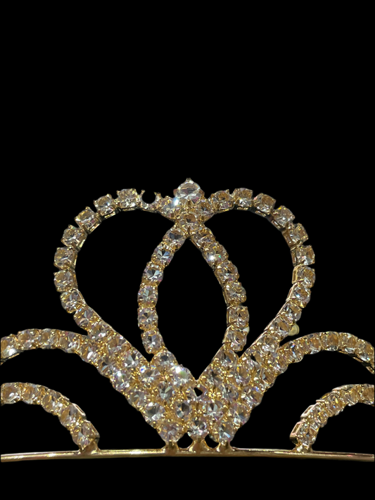 Tiara princesa dorada 304