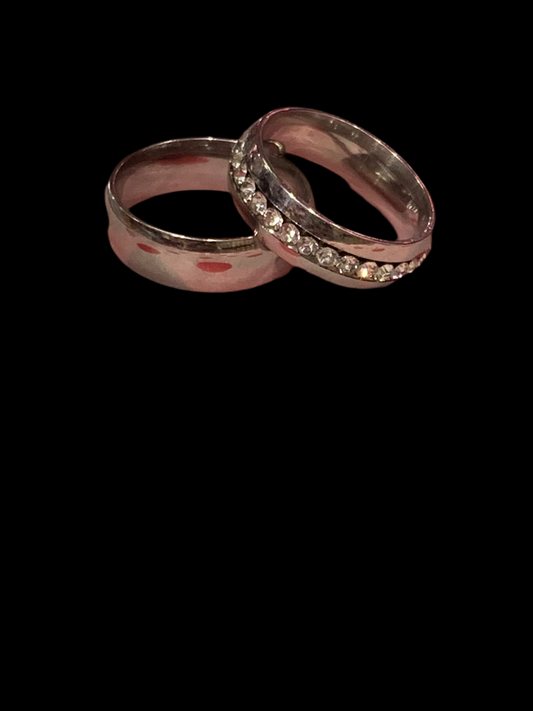 Anillo doble - bling bling