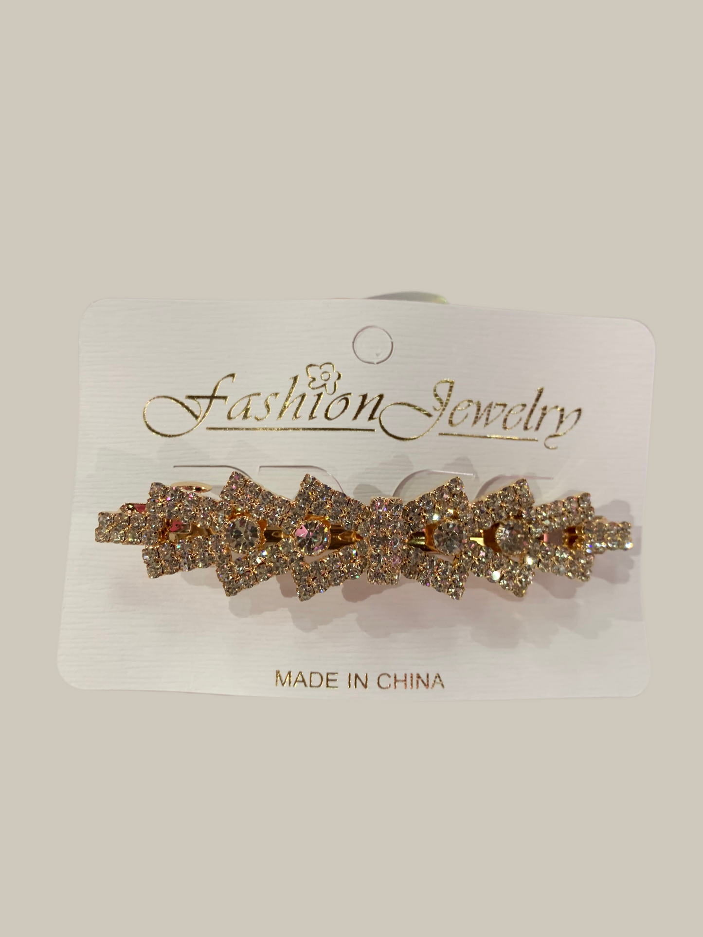 Broche decorado - bling bling