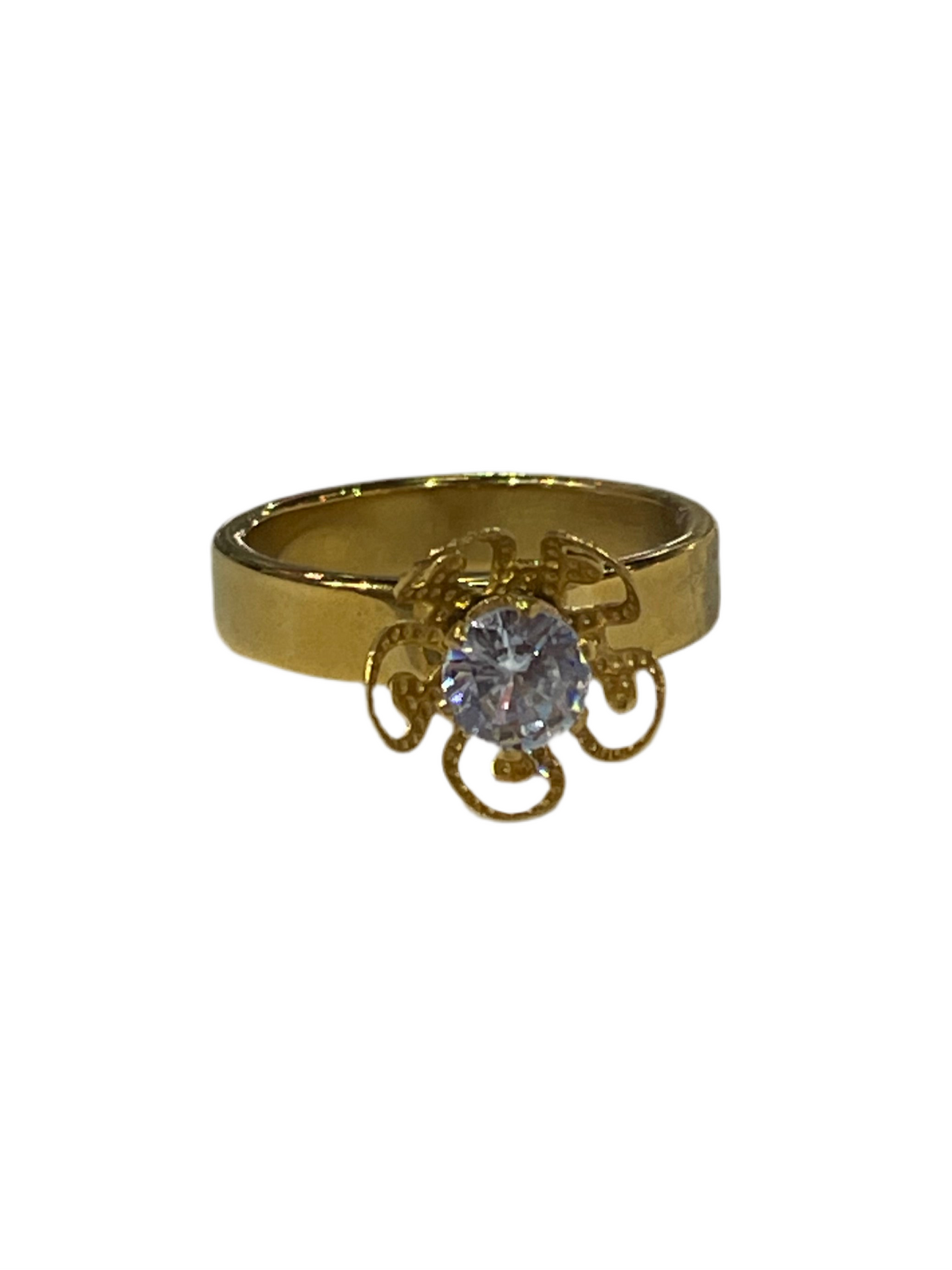 Anillo con Flor brillante - Bling Bling