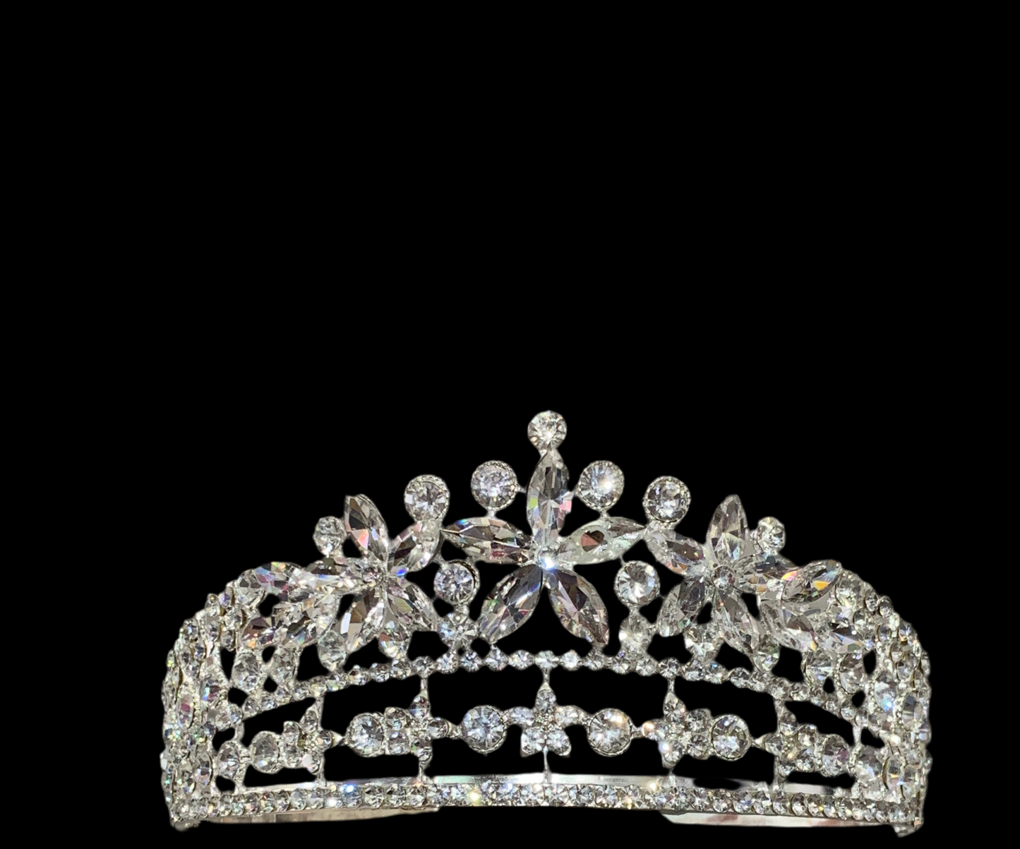 Corona princesa plateada -