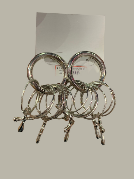 Aretes de aros - Bling Bling