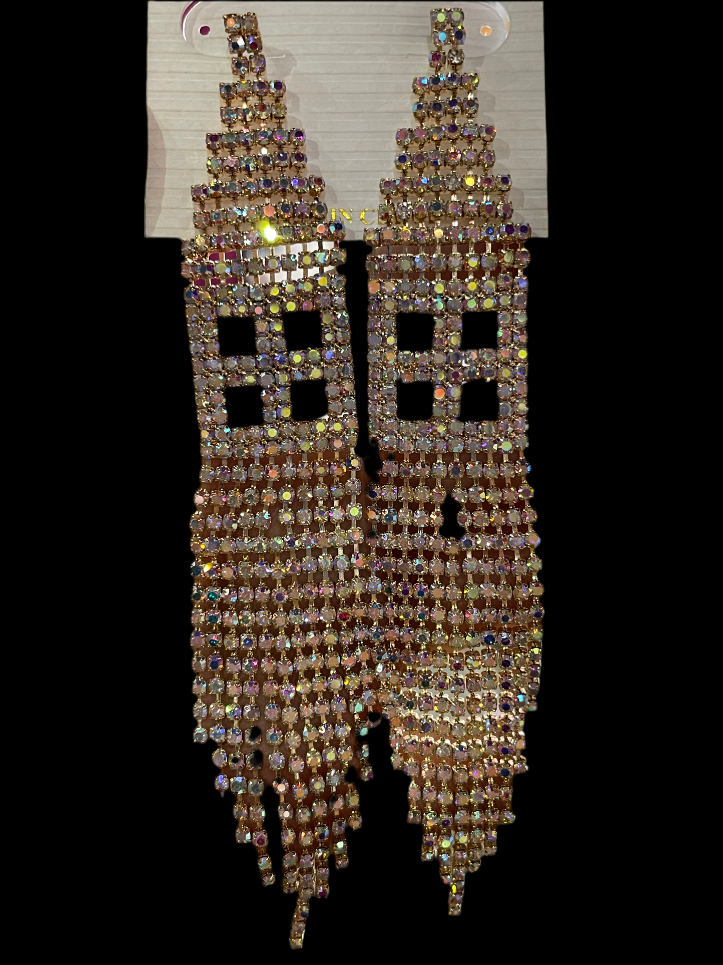 Aretes de fiesta largos - Bling Bling