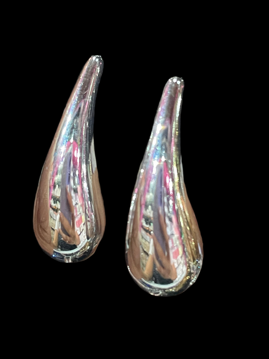 Aretes largos de gota - Bling Bling