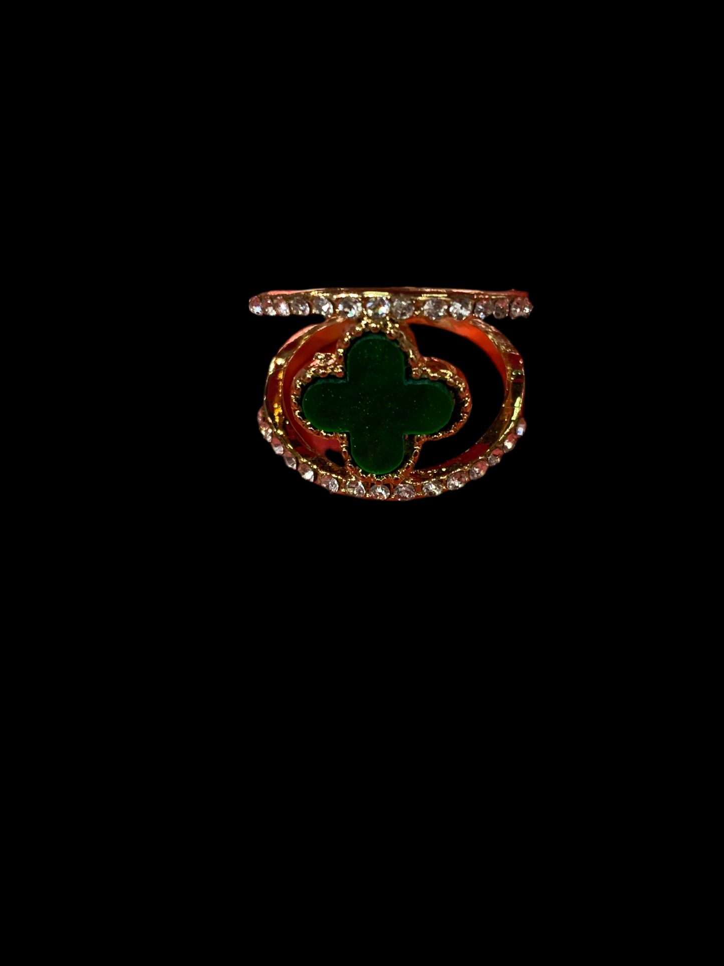 Anillo con diseño tipo Van Cleef - Bling Bling