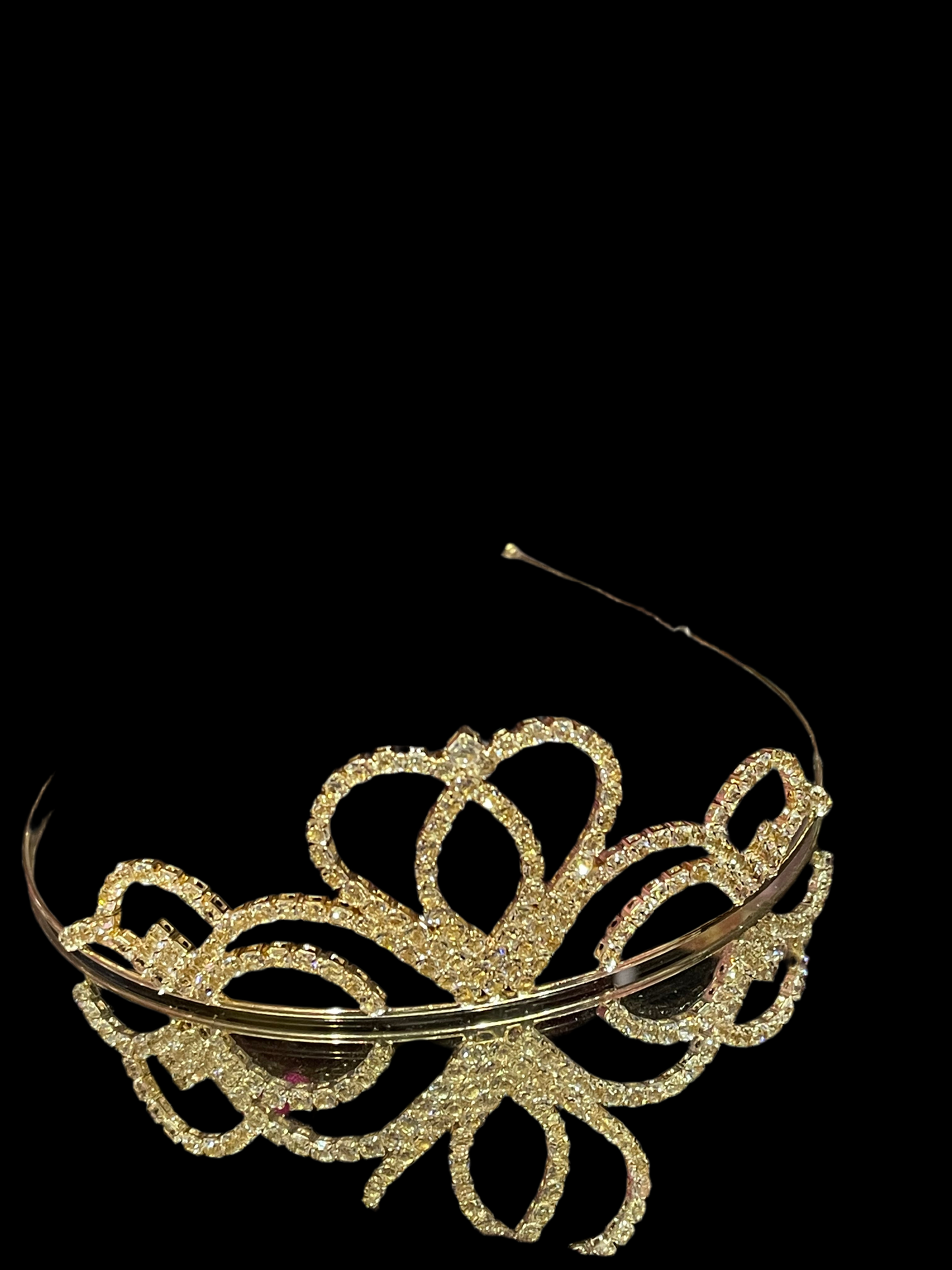 Tiara princesa dorada 304