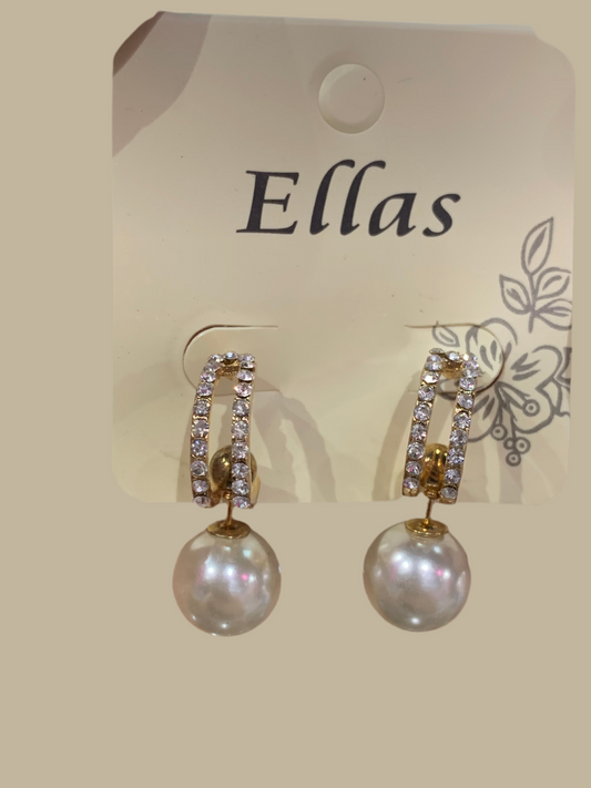 Aretes de perla  - Bling Bling