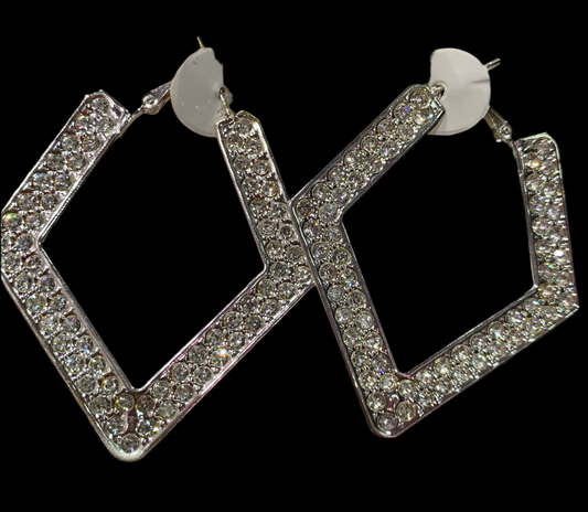 Arracadas triangulares - Bling Bling