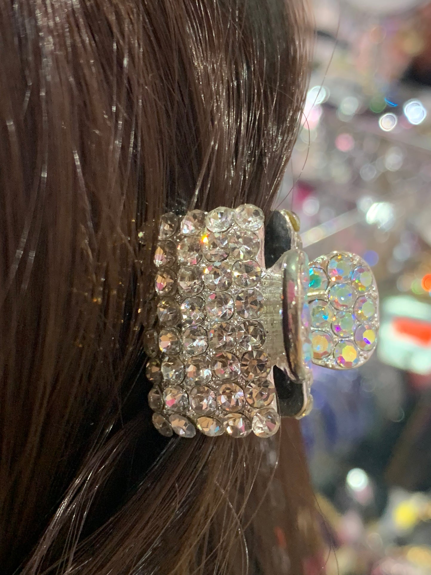 Pinza mini diseños en plateado - Bling Bling