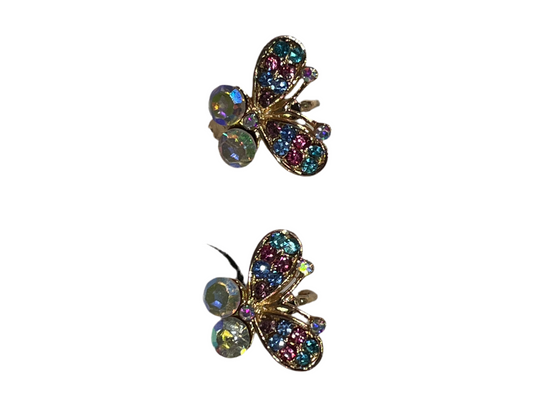 Atracada mini de mariposa - bling bling