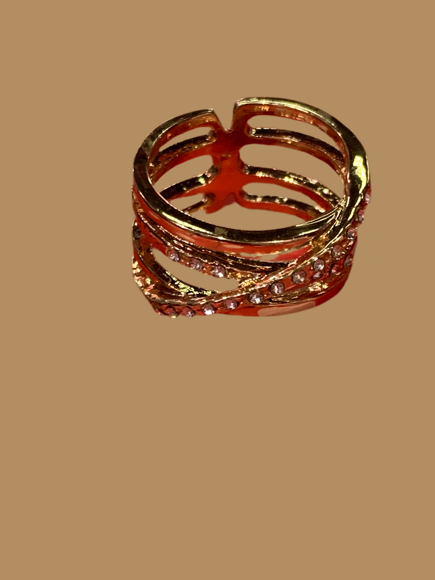 Anillo decorado - bling bling