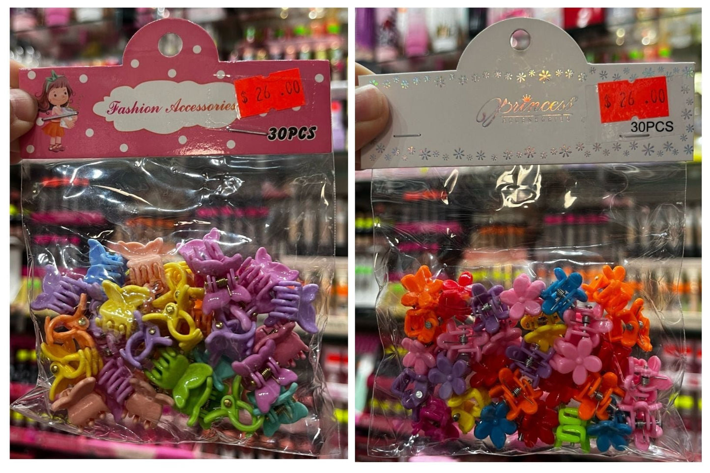 Set Grande de Mini Pinzas para Cabello