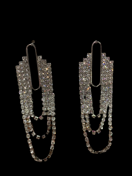 Aretes de fiesta largos - Bling Bling