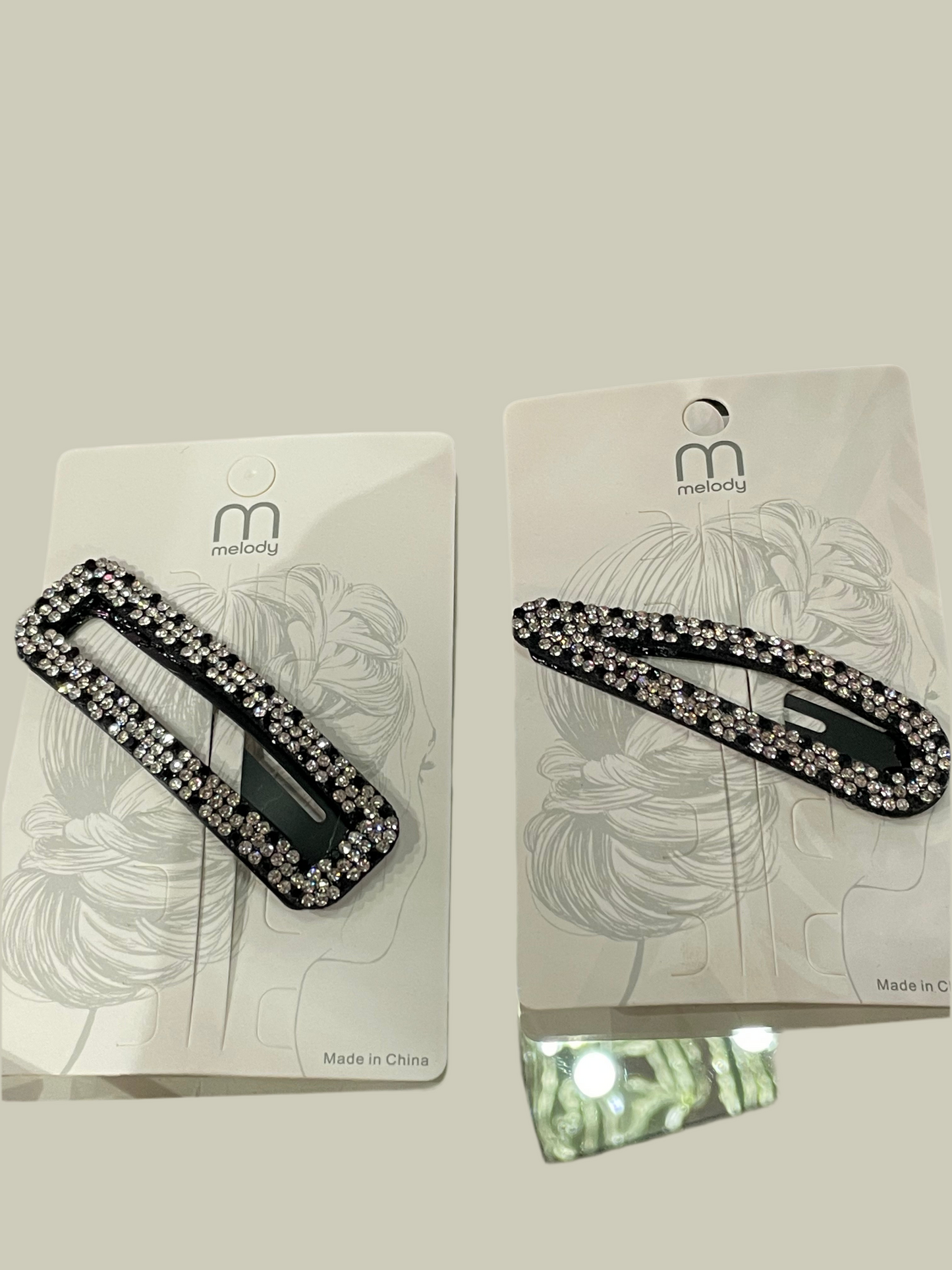 Clip decorado - Bling Bling