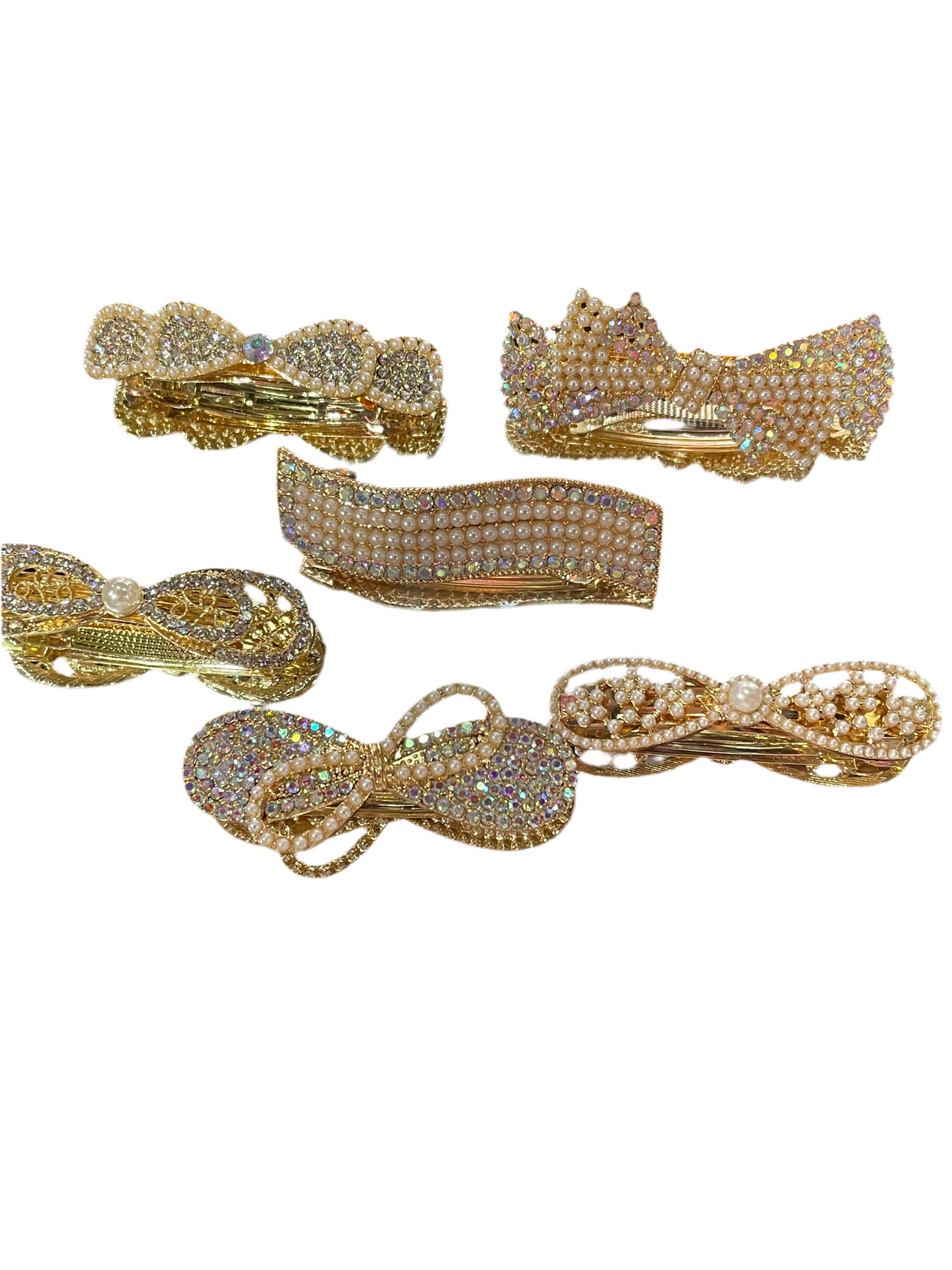 Broches minis en dorada