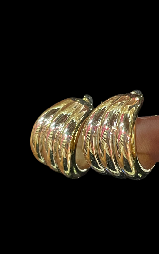 Aretes pequeños tipo arracada - Bling Bling